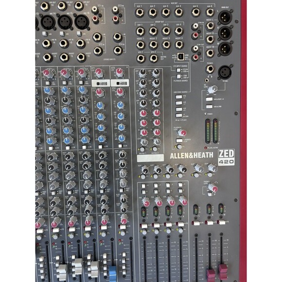 🔥 ALLEN & HEATH ZED-420 Recording Sound Mixing Los Angeles Local Pickup 🔥 - Picture 10 of 13